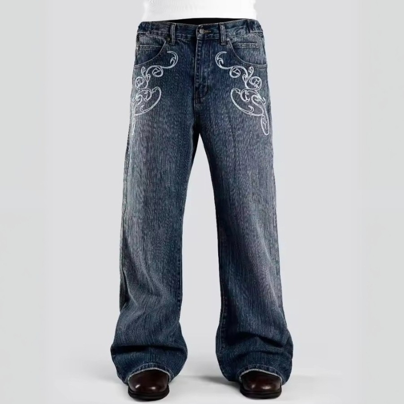 Embroidery Knit - Retro Y2K 2 Pcs Set Street