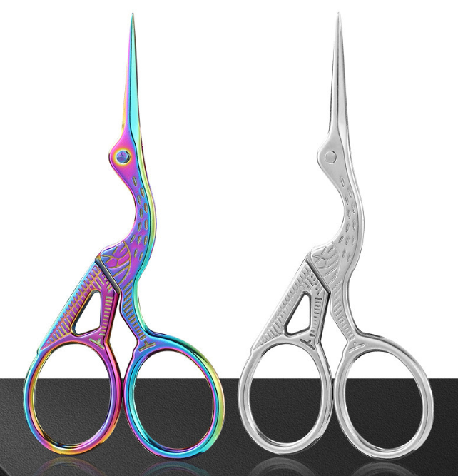 Embroidery X Stitch - 1PC Colorful Stork Embroidery Scissors, Stainless