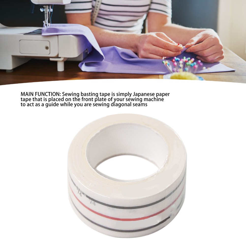 Embroidery Guide Paper - 2Pcs Sturdy Paper Diagonal Seam Tape