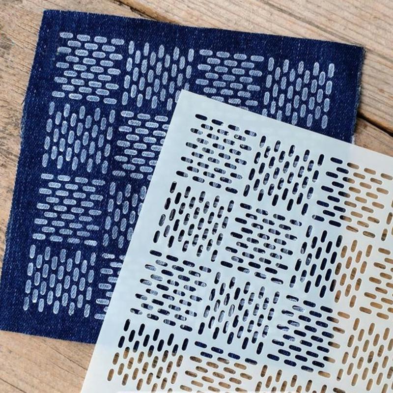 Embroidery Diy - 9/32Pcs Sashiko Embroidery Template DIY Geometric