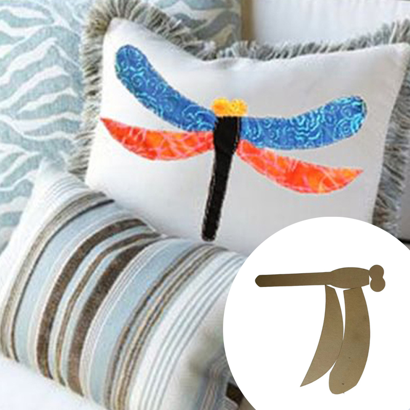 Embroidery Diy - Dragonfly Quilting Template Transparent Sewing Pattern