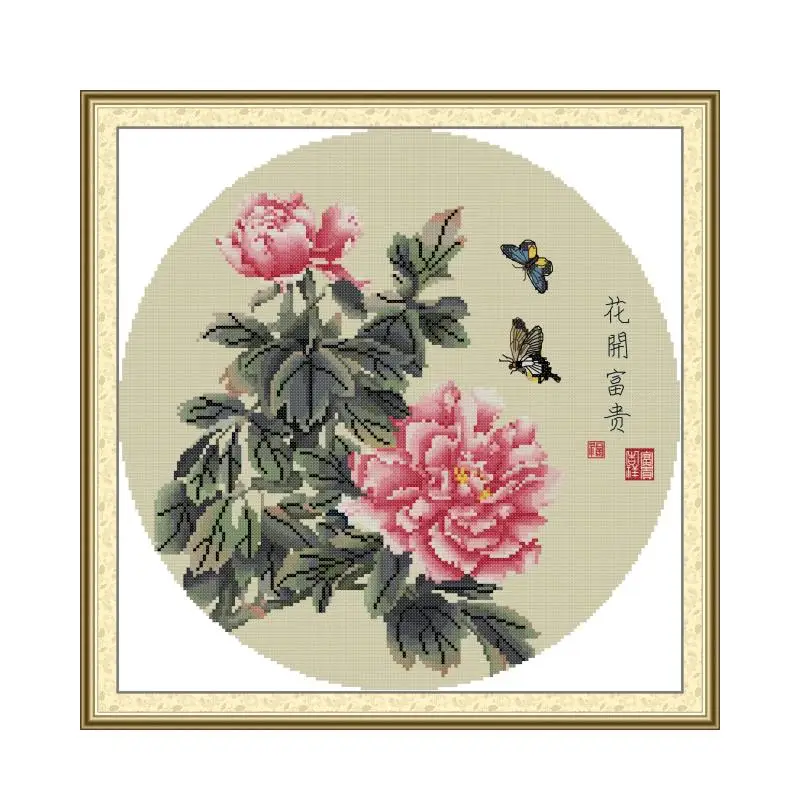 Embroidery X Stitch - Blooming 11 cross stitch kit 18ct