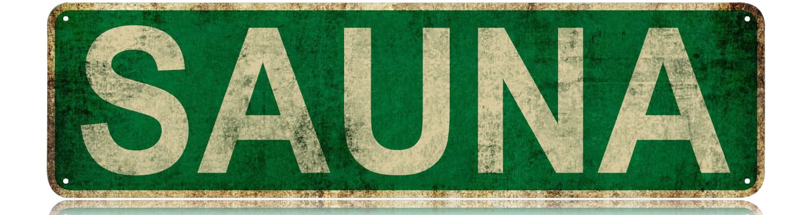 Embroidery Workshop - Sauna Slim Tin Sign Street Funny