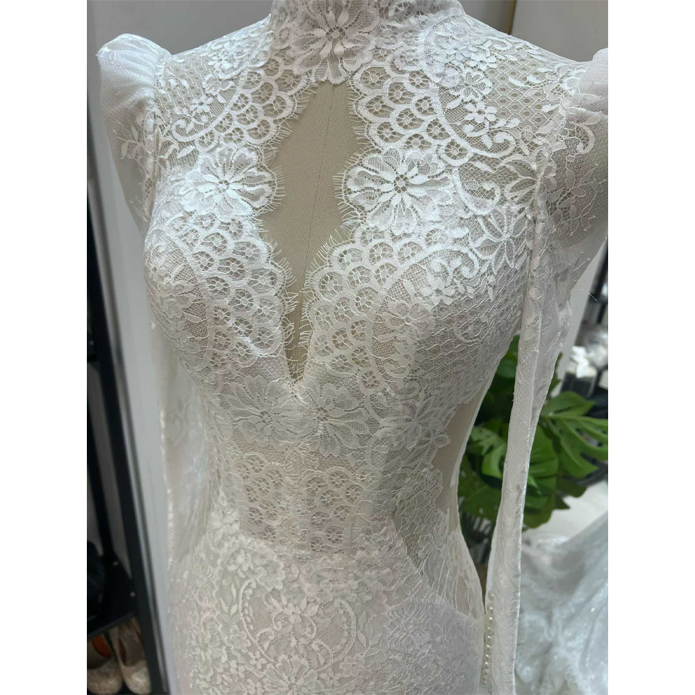 Women's Long Sleeve Turtle Wed - огляд і ціна Embroidery Organza