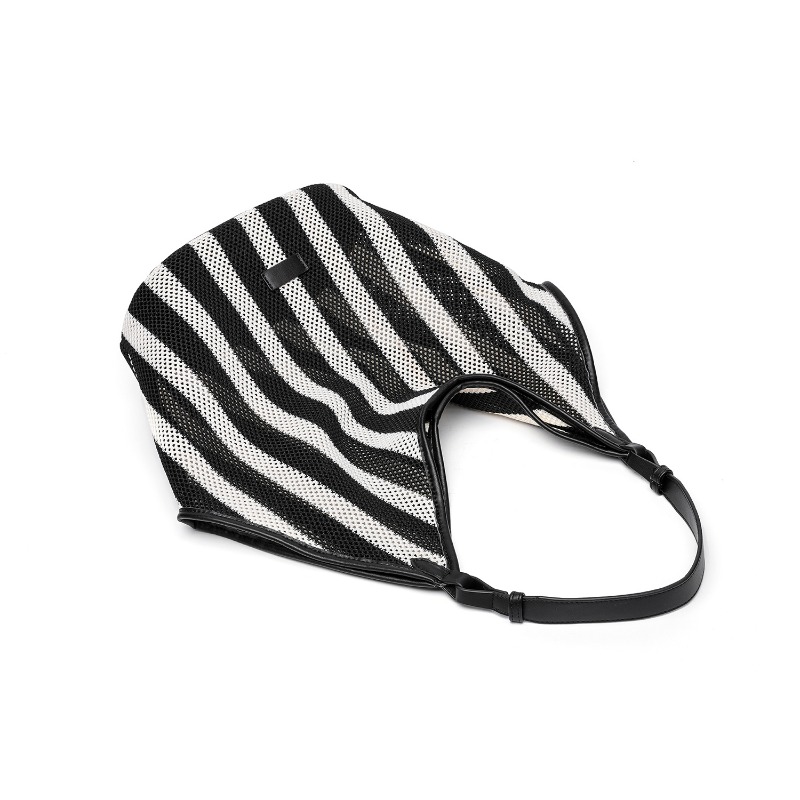 Striped Woven Large Capacity T - огляд і ціна Embroidery Motif