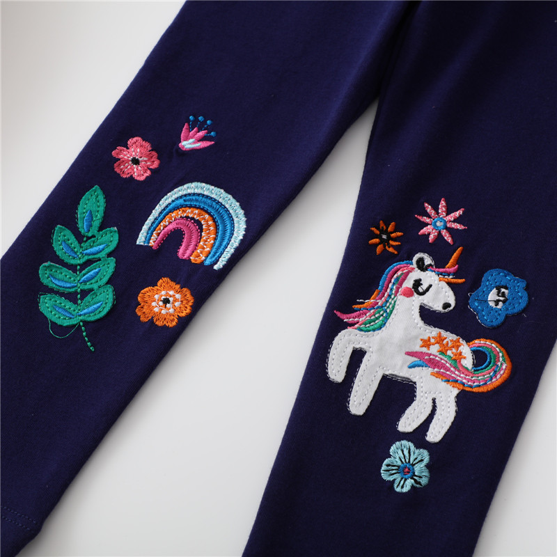 Jumping Meters Baby Girls Legg - огляд і ціна Embroidery Unicorn