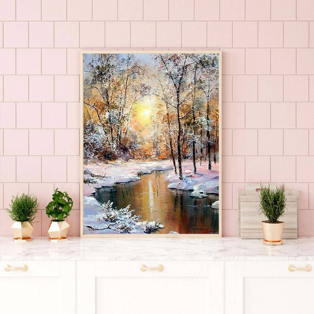 HUACAN Diamond Painting Winter - огляд і ціна Embroidery Xmas