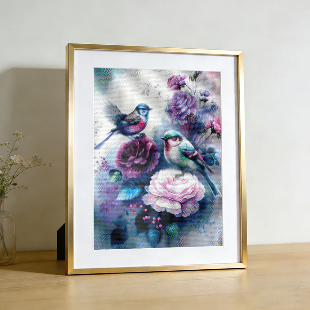 11CT Cross Stitch Rose Flower  - огляд і ціна Embroidery Guide Paper