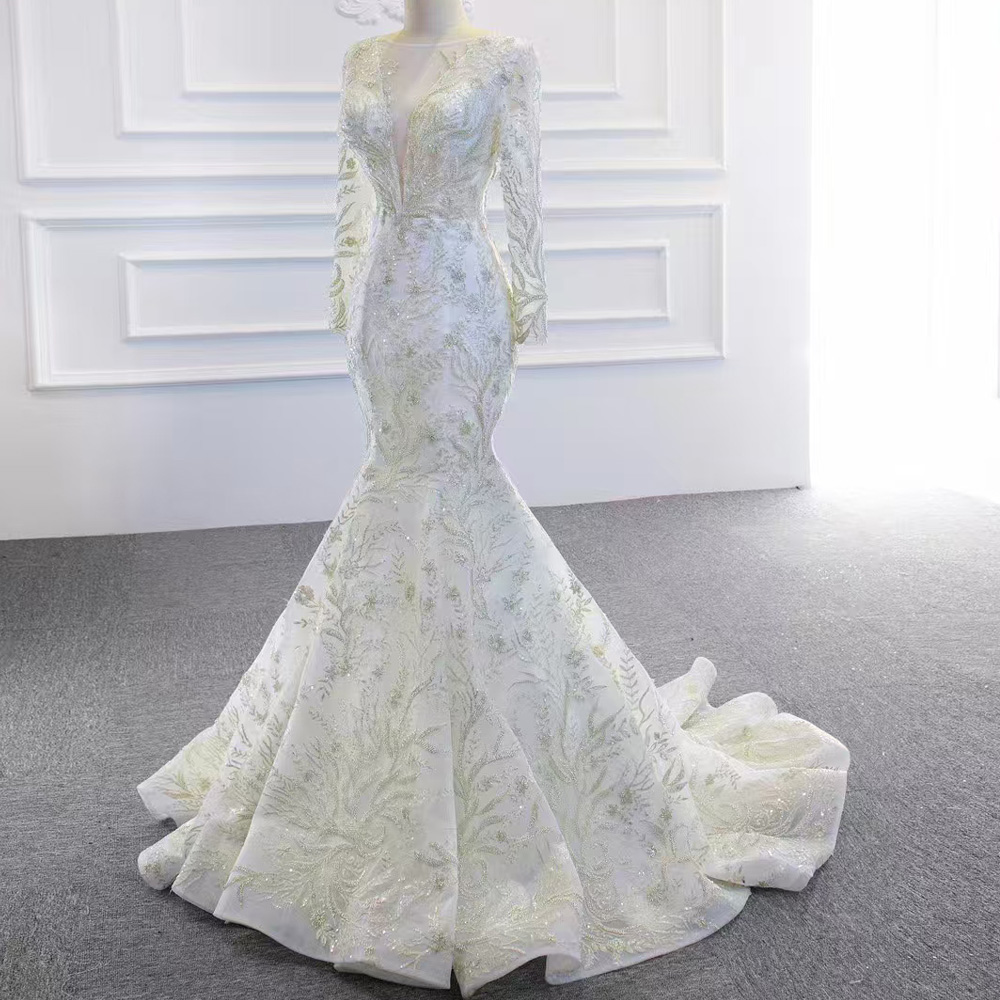 Detachable Train O-Neck Elegan - огляд і ціна Embroidery Organza