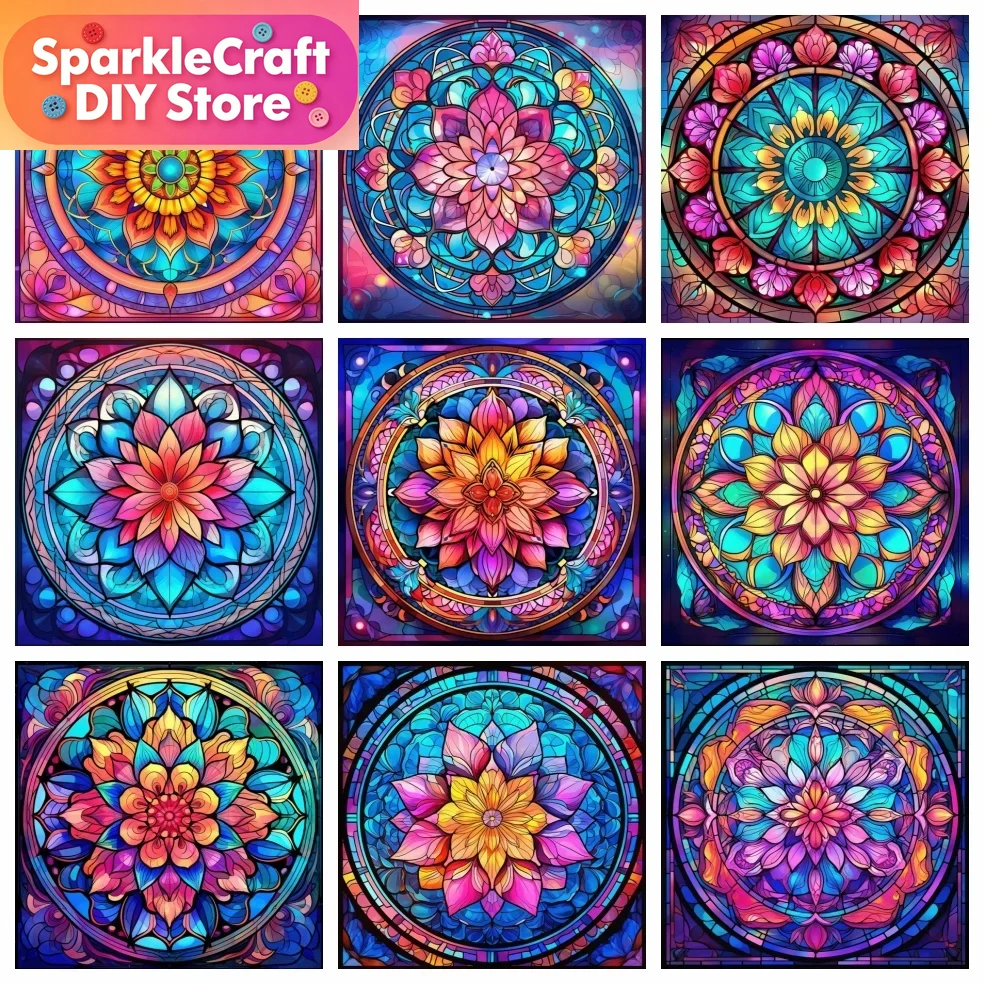 Diamond Painting Mandala Flowe - огляд і ціна Embroidery Flower