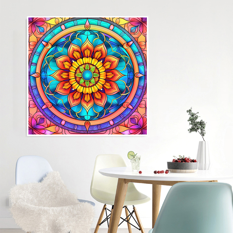 Diamond Painting Mandala Flowe - огляд і ціна Embroidery Flower