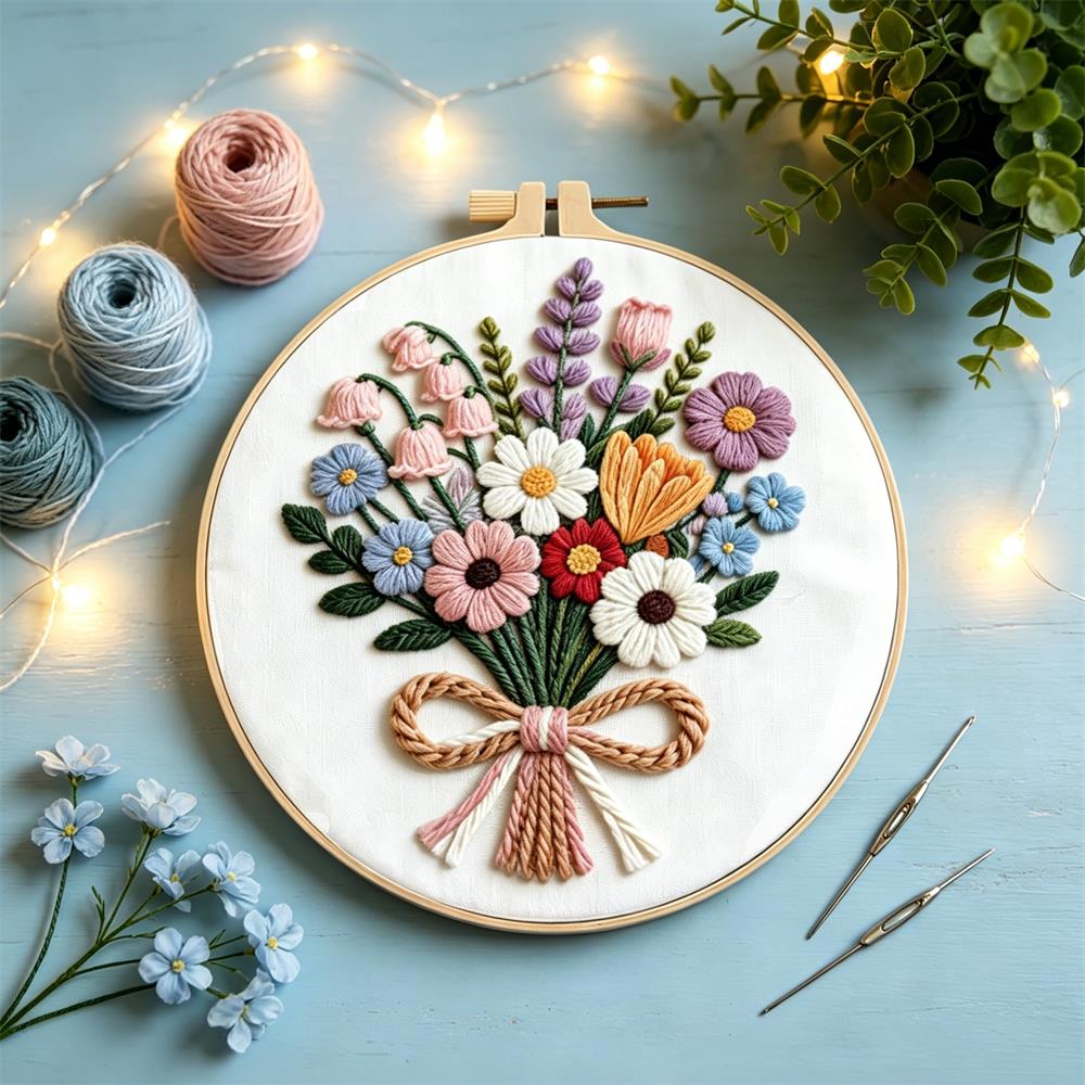 1PCS  Cross Stitch Kits Daisy  - огляд і ціна Embroidery Guide Paper