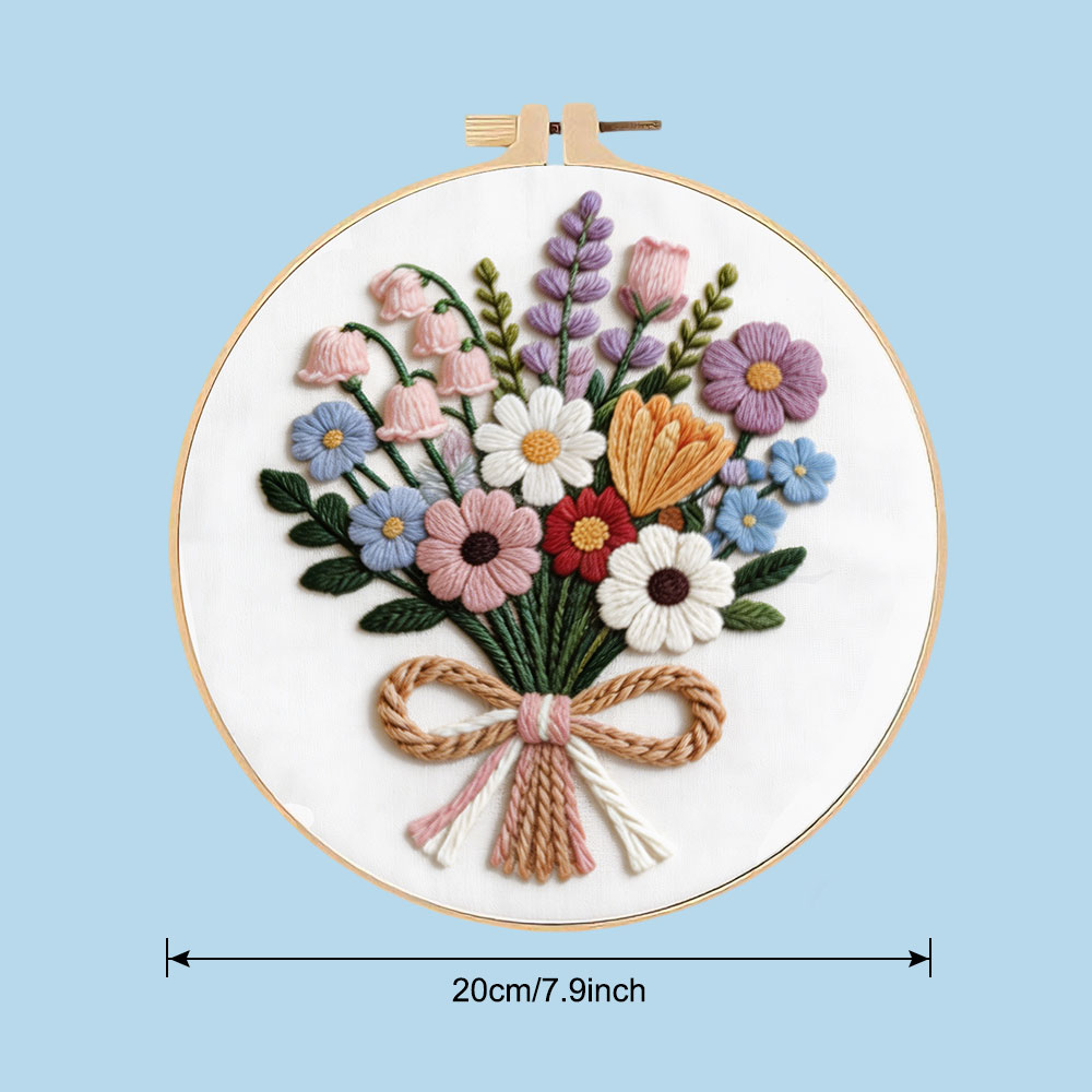 1PCS  Cross Stitch Kits Daisy  - огляд і ціна Embroidery Guide Paper