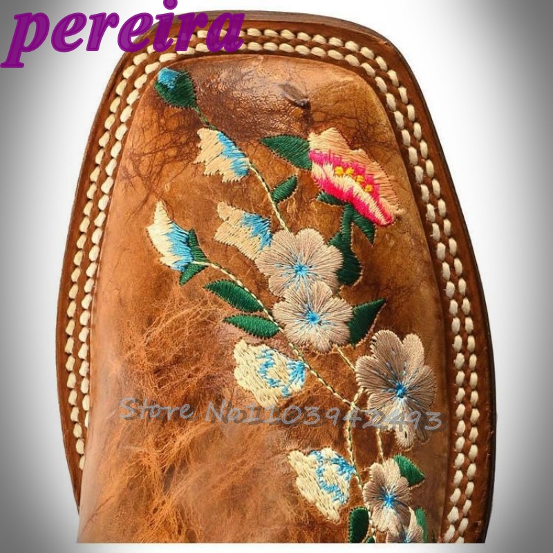 Embroidered Flower Boots Rose  - огляд і ціна Embroidery Flower