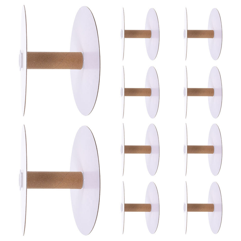 12Pcs Paper Spool Wire Storage - огляд і ціна Embroidery Thread Yarn