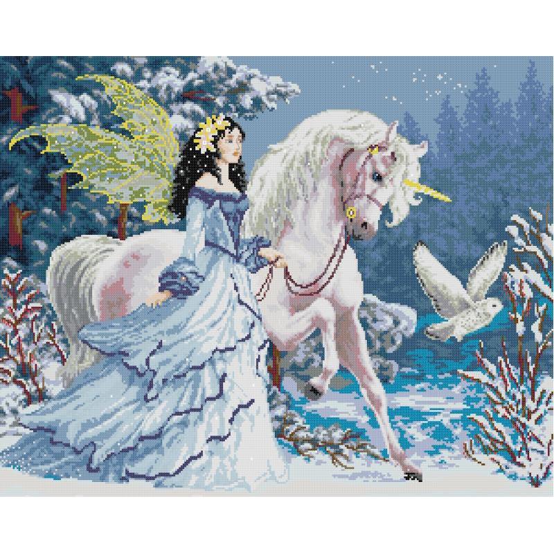 Riding Unicorn Elf NKF Charact - огляд і ціна Embroidery Unicorn