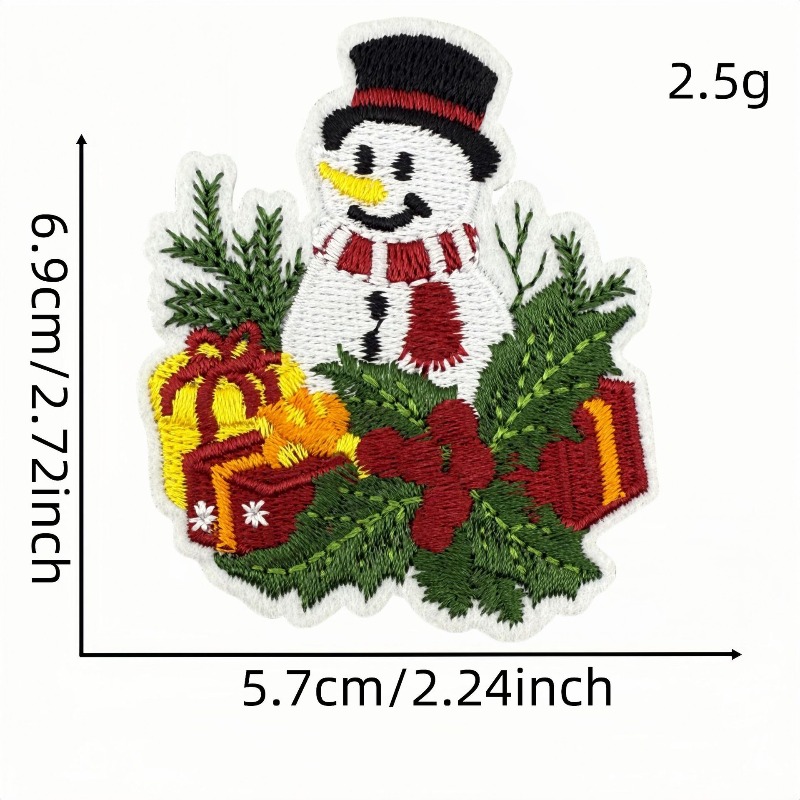 Vintage Christmas Iron-on Embr - огляд і ціна Embroidery Xmas
