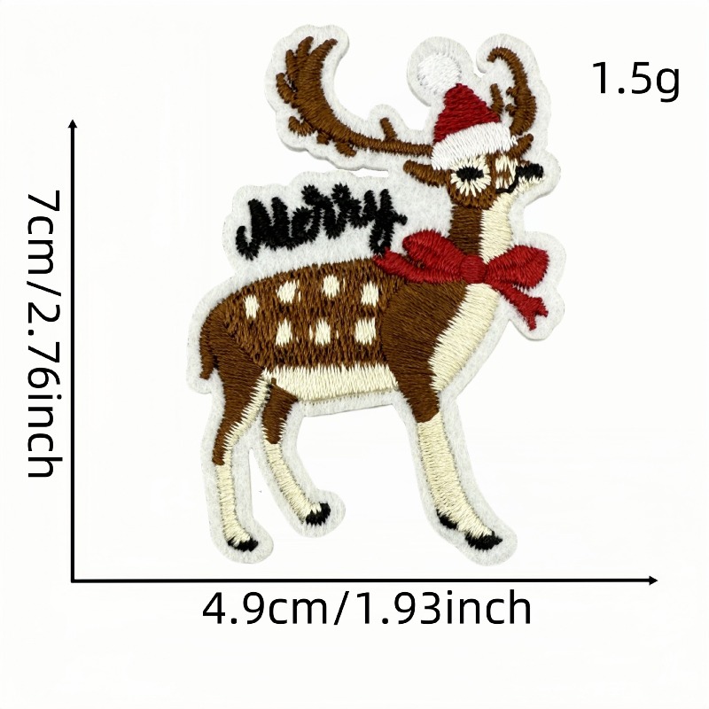 Vintage Christmas Iron-on Embr - огляд і ціна Embroidery Xmas