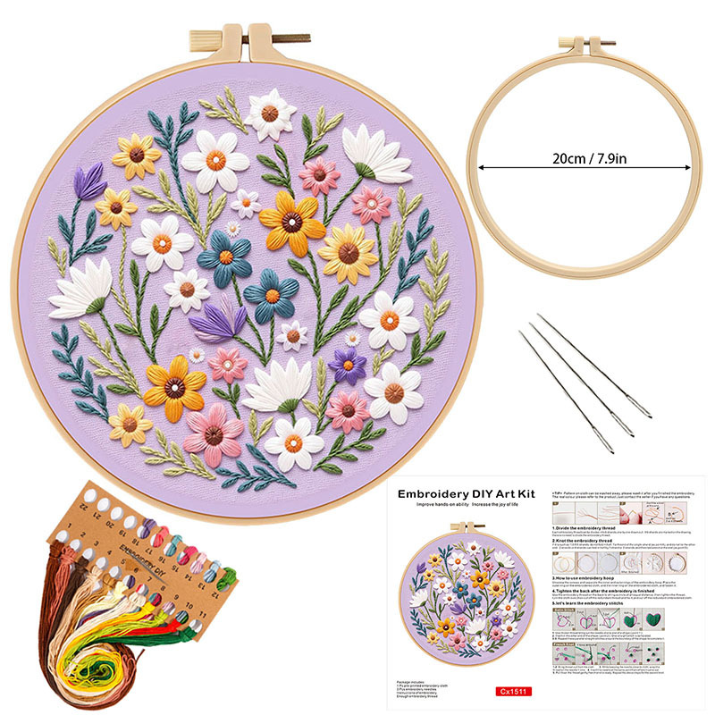 Flower DIY Embroidery Kit for  - огляд і ціна Embroidery Guide Paper