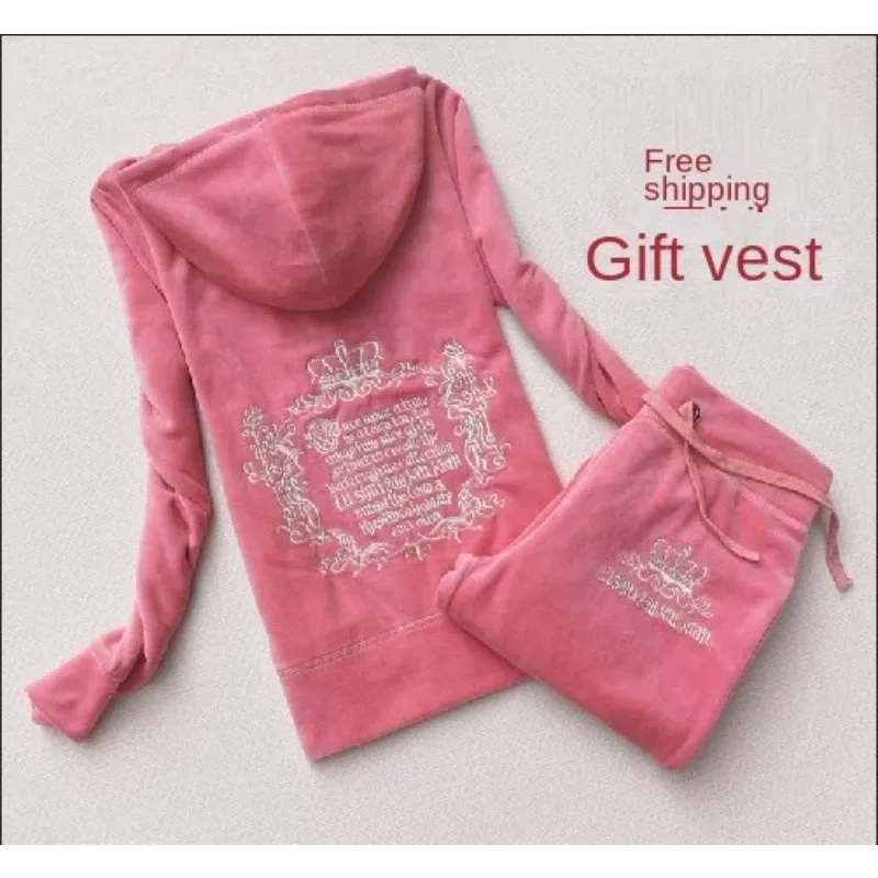 JC Tracksuit Women Velvet Wome - огляд і ціна Embroidery Motif