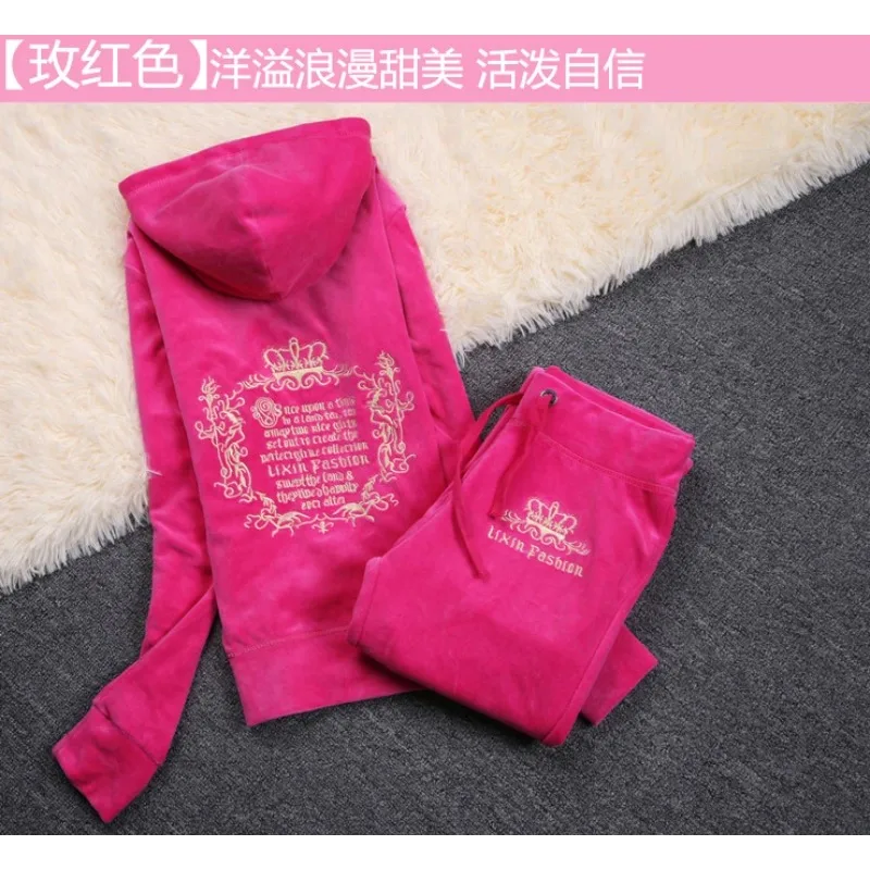 JC Tracksuit Women Velvet Wome - огляд і ціна Embroidery Motif