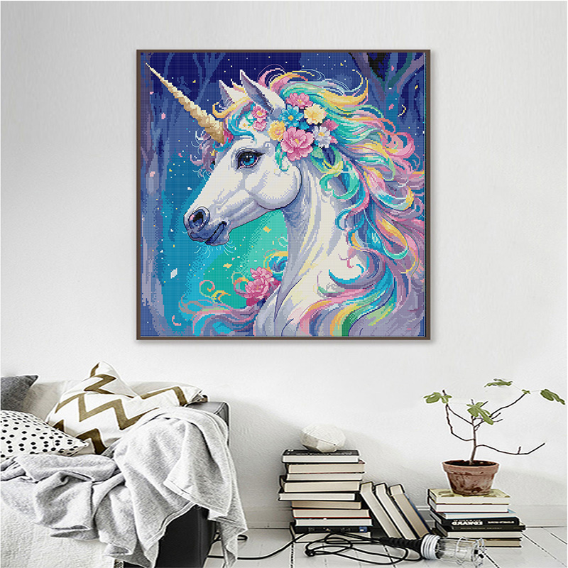 Joy Sunday Animal Pattern Cros - огляд і ціна Embroidery Unicorn