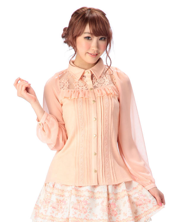 SALES Japan Liz Lisa Chiffon S - огляд і ціна Embroidery Organza