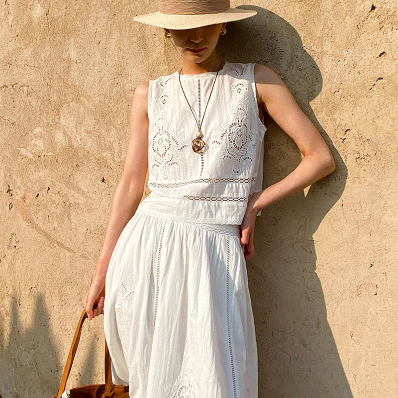 French Designer Boho White Cot - огляд і ціна Embroidery Blouse