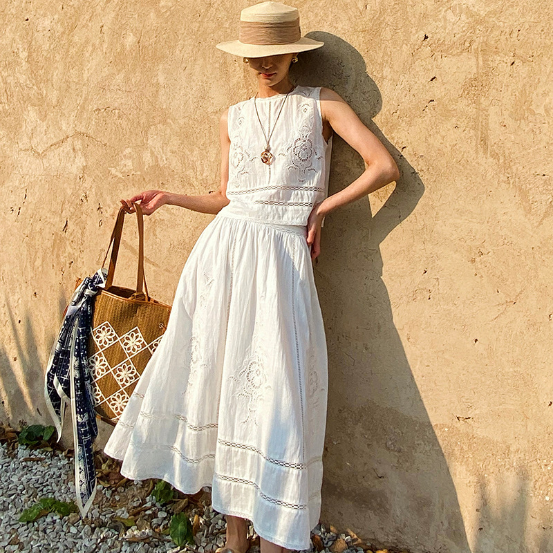French Designer Boho White Cot - огляд і ціна Embroidery Blouse
