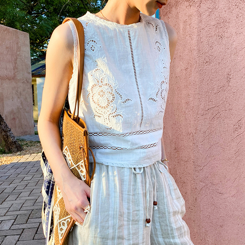 French Designer Boho White Cot - огляд і ціна Embroidery Blouse