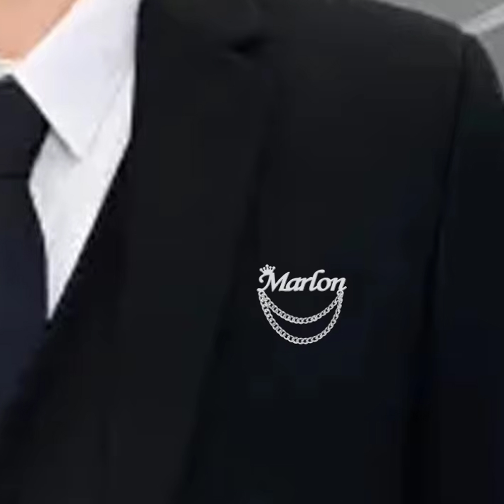 Personalized Name Brooch Custo - огляд і ціна Embroidery Name