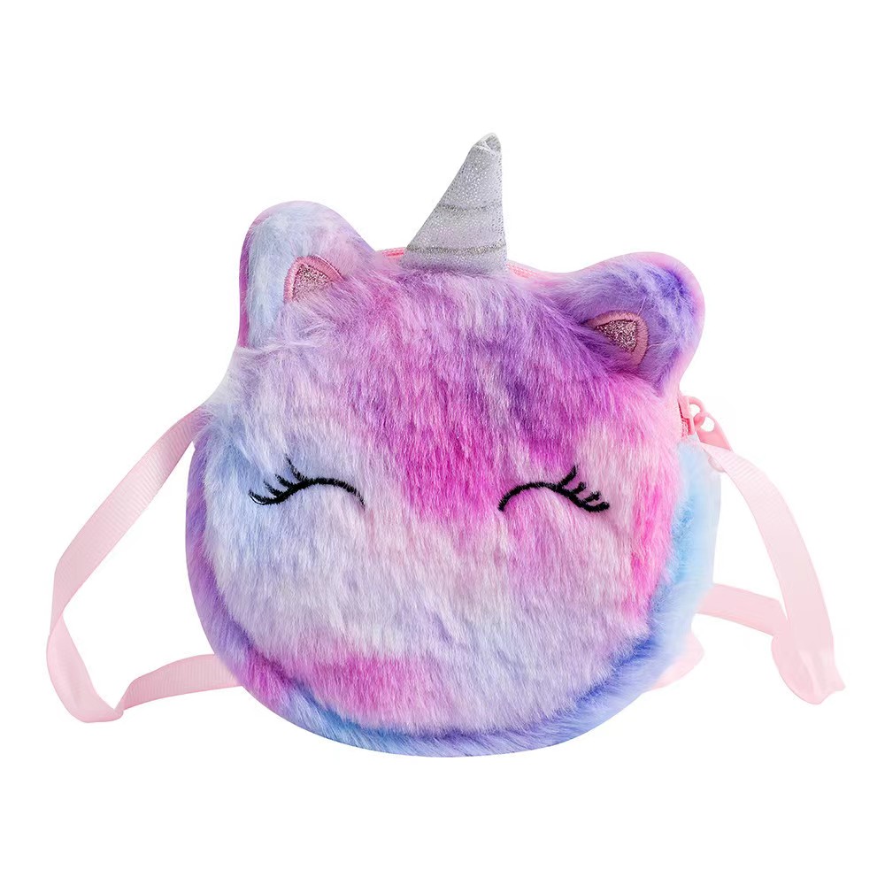 Kids Fashion Plush Shoulder Ba - огляд і ціна Embroidery Unicorn