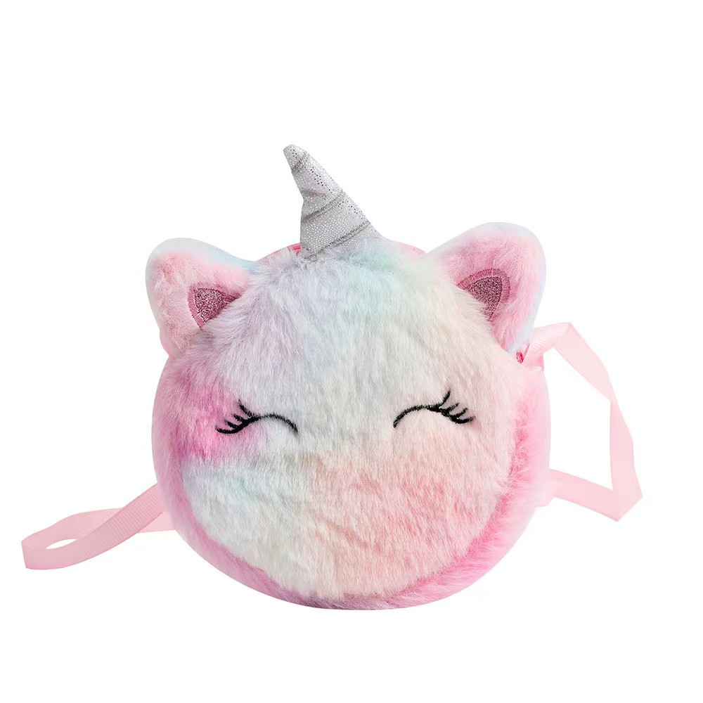 Kids Fashion Plush Shoulder Ba - огляд і ціна Embroidery Unicorn
