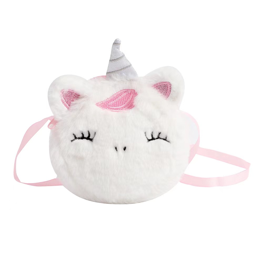 Kids Fashion Plush Shoulder Ba - огляд і ціна Embroidery Unicorn