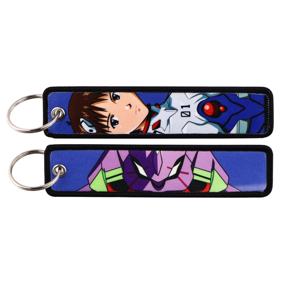 Anime EVA Embroidery Key Fobs  - огляд і ціна Embroidery Gift Ideas