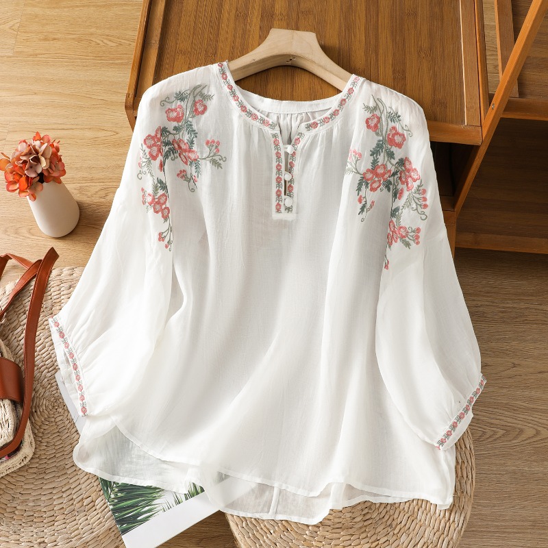 Chinese Style Women's Clothing - огляд і ціна Embroidery Blouse