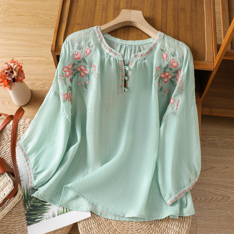 Chinese Style Women's Clothing - огляд і ціна Embroidery Blouse