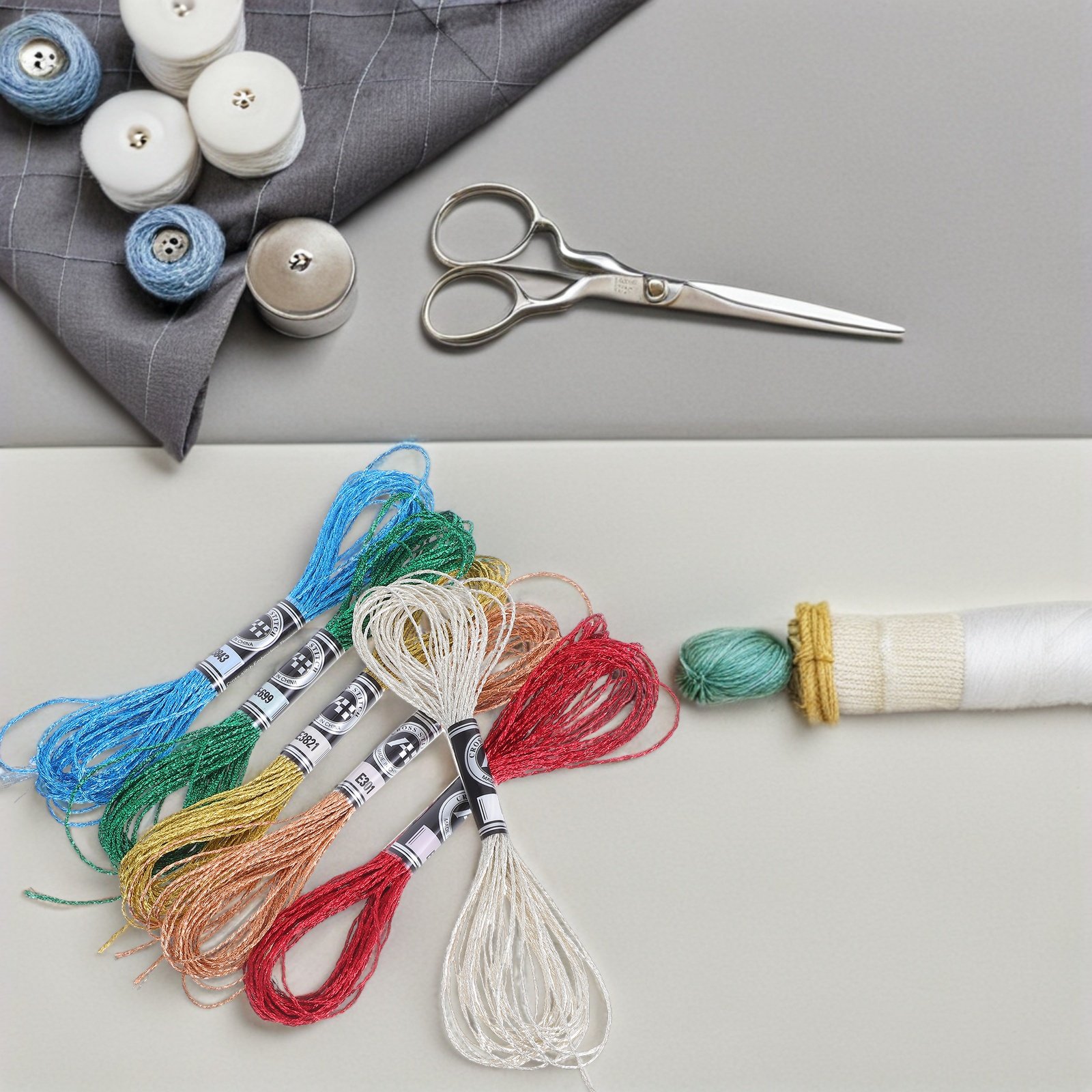 6Pcs Luxurious Metallic Embroi - огляд і ціна Embroidery Diy