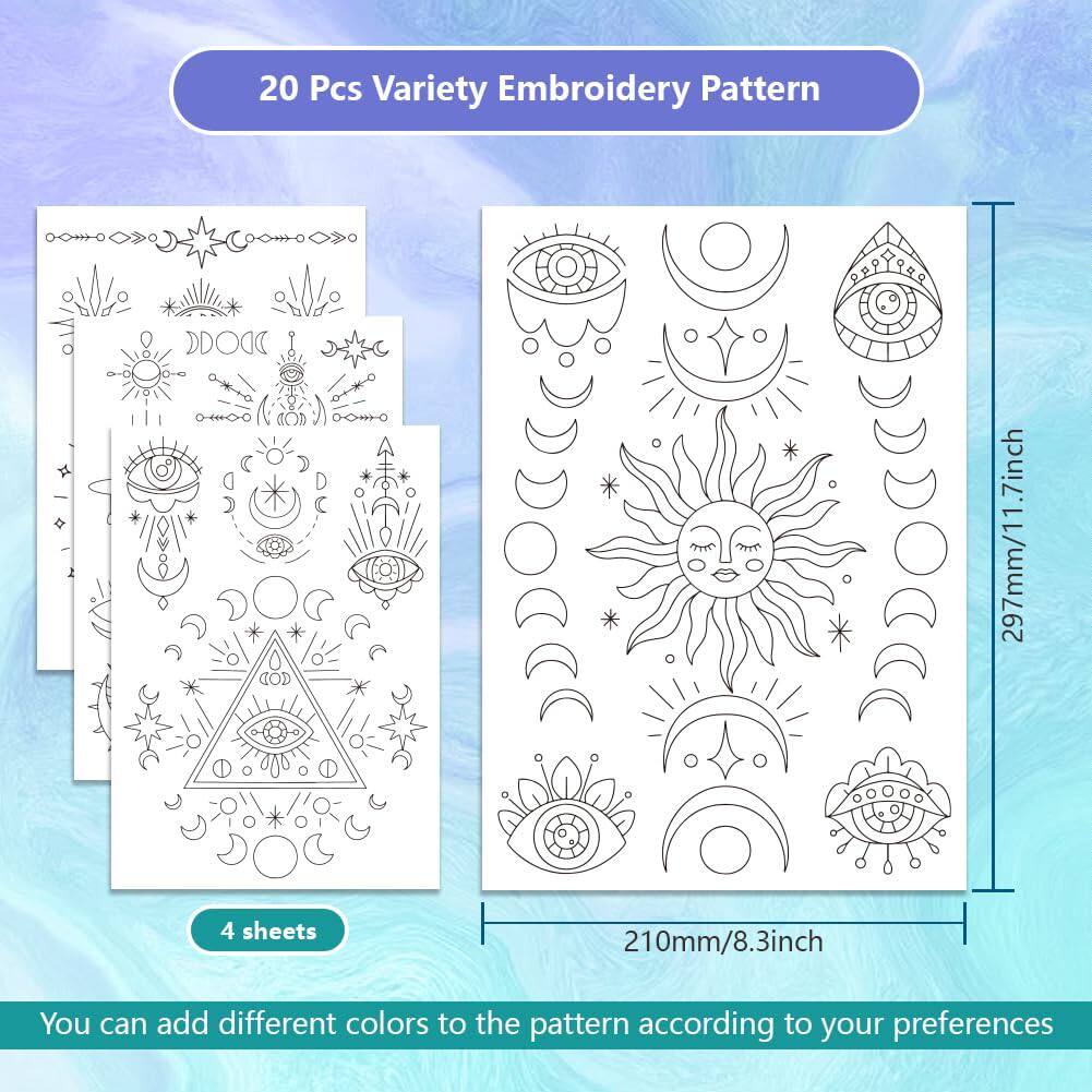 Stick And Stitch Mystical Sun  - огляд і ціна Embroidery Meaning