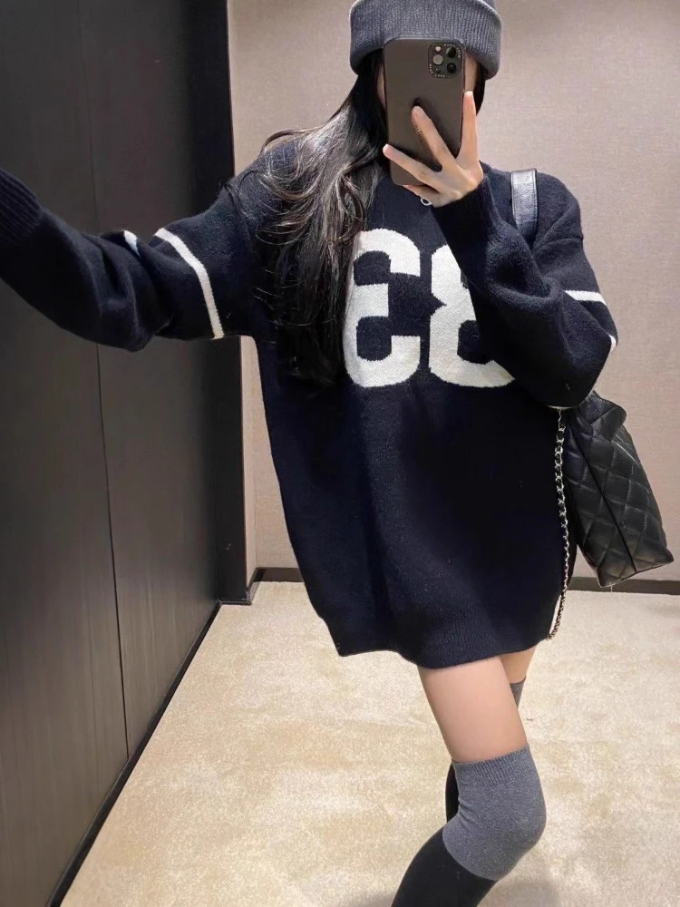 Y2K Vintage Knitted Sweater Wo - огляд і ціна Embroidery Knit