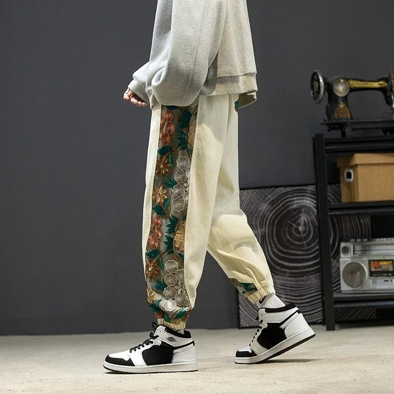 Fashion Casual Pants Men's Clo - огляд і ціна Embroidery Motif