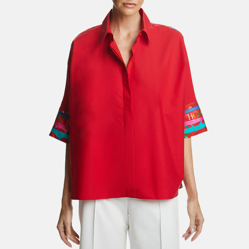 Female Shirts Casual Women's B - огляд і ціна Embroidery Motif