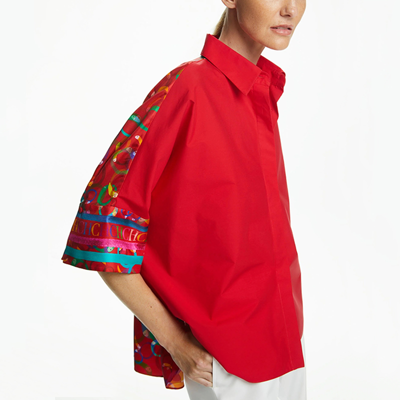 Female Shirts Casual Women's B - огляд і ціна Embroidery Motif