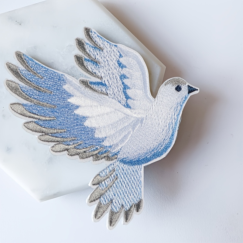 1pc blue-white gradient dove e - огляд і ціна Embroidery Gift Ideas