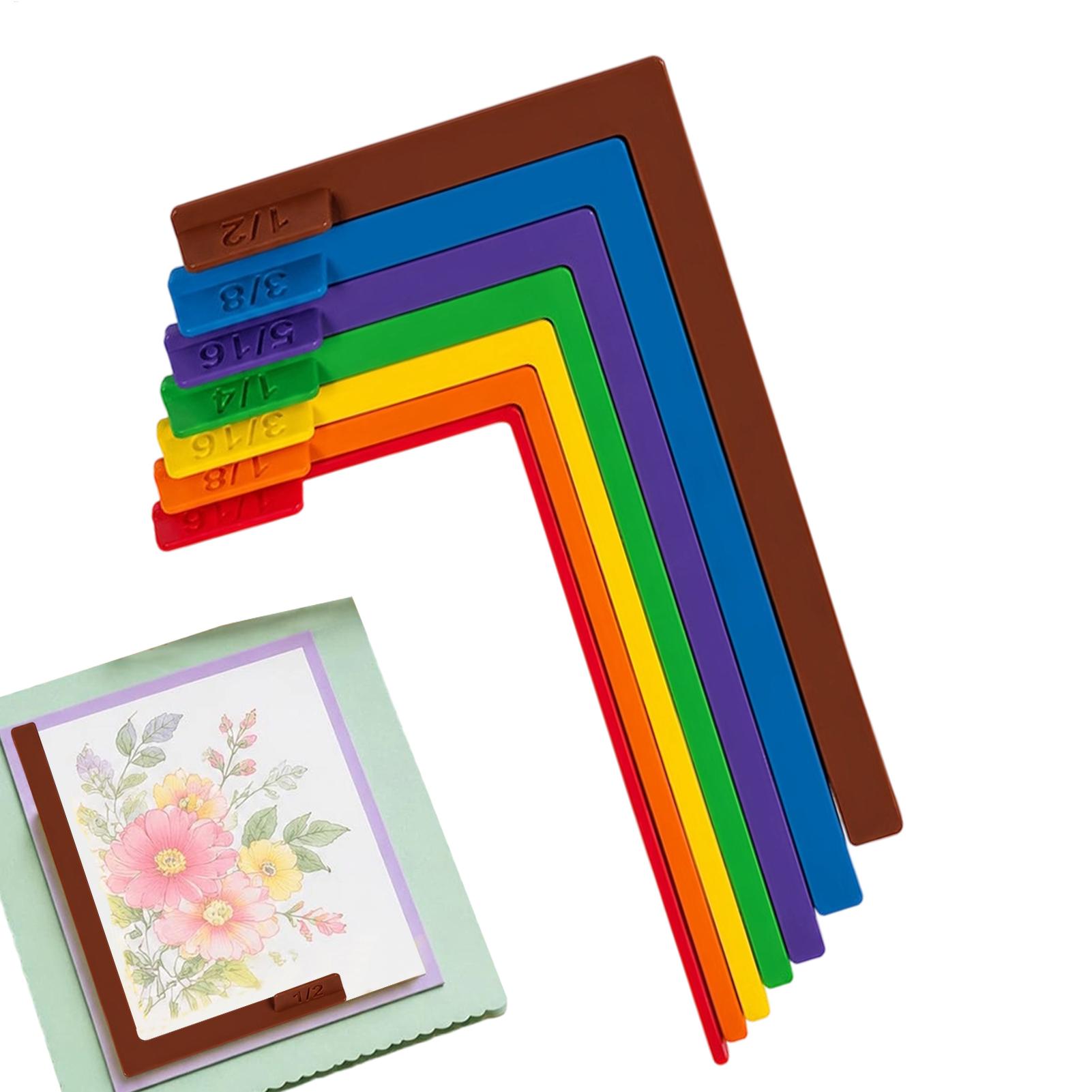 7pcs Paper Crafting Alignment  - огляд і ціна Embroidery Guide Paper