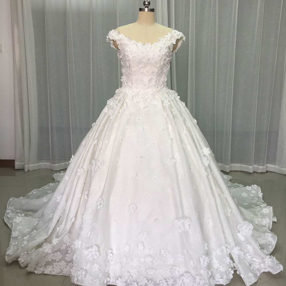 Elegant Superfine Wedding Gown - огляд і ціна Embroidery Organza