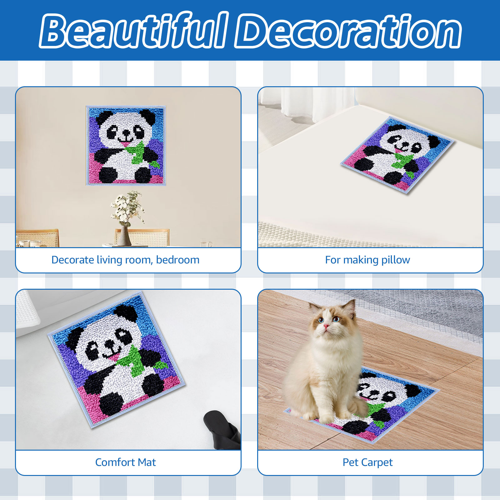 Latch Hook Kits for Adults Beg - огляд і ціна Embroidery Gift Ideas