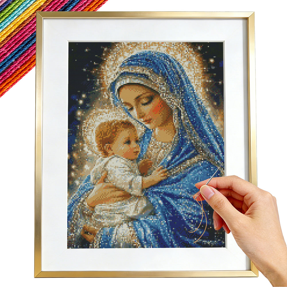 Cross Stitch Virgin Mary Relig - огляд і ціна Embroidery Guide Paper