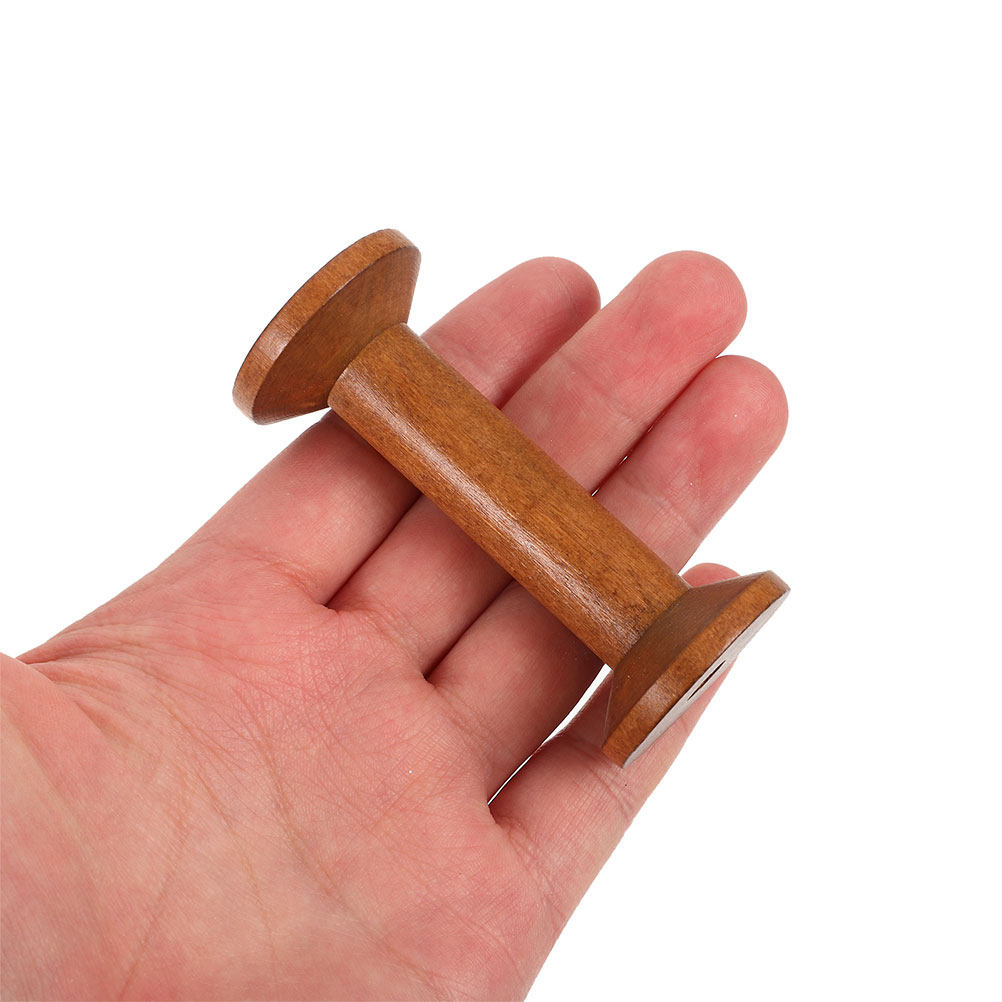 7Pcs Wooden Thread Spools Vint - огляд і ціна Embroidery Thread Yarn