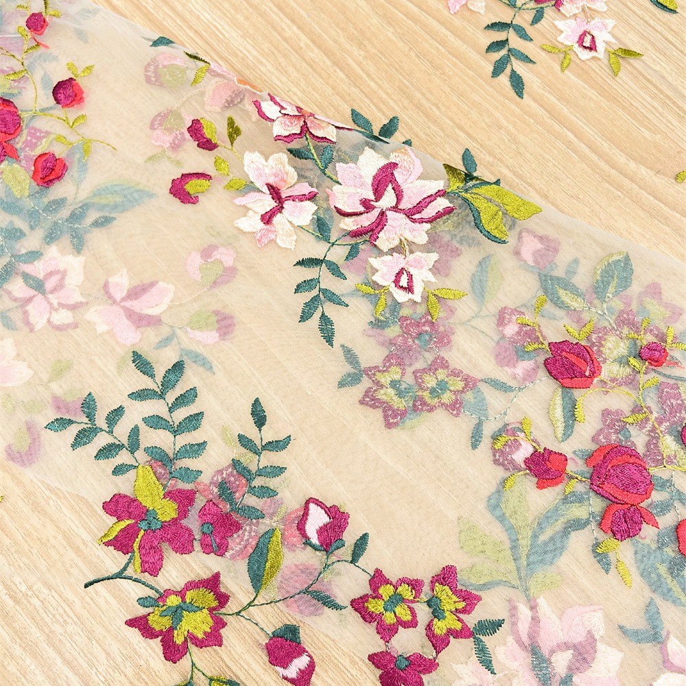 2Yds 130cm Wide Dense version  - огляд і ціна Embroidery Flower